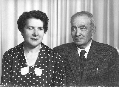 D. Sergio y Dª Pepita, fundadores del Colegio Labor